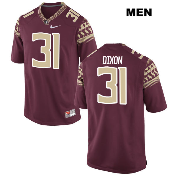 Men's NCAA Nike Florida State Seminoles #31 Kris Dixon College Red Stitched Authentic Football Jersey EGW7169GK